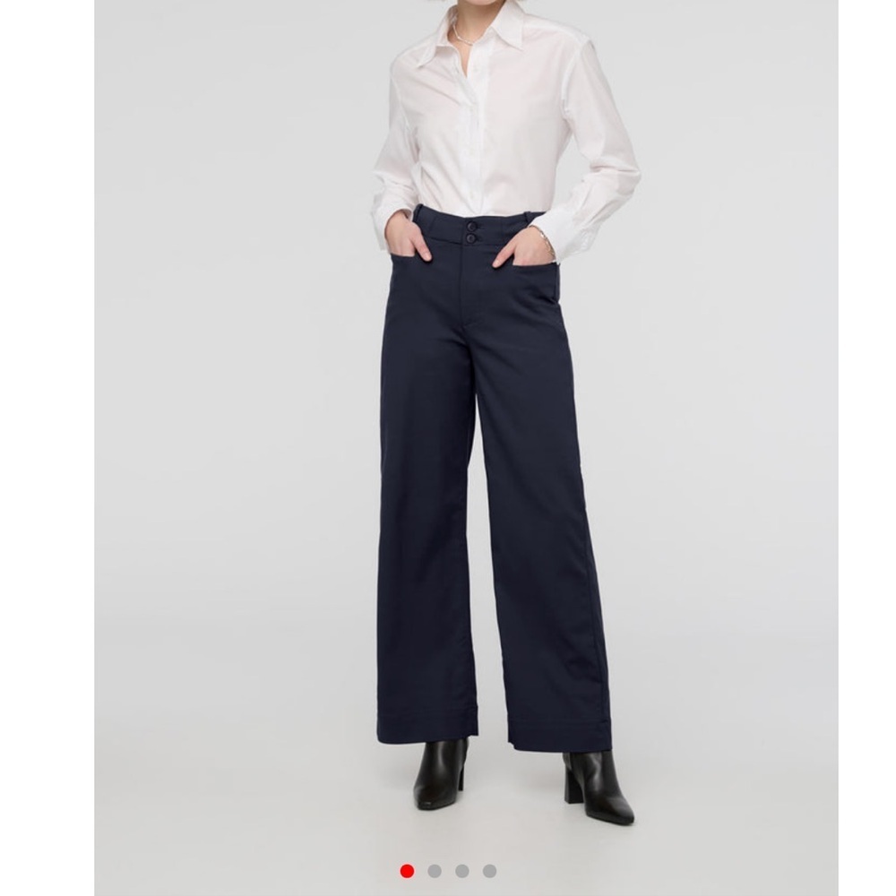 duer NuStretch High Rise Trouser - Navy - Picture 9 of 10